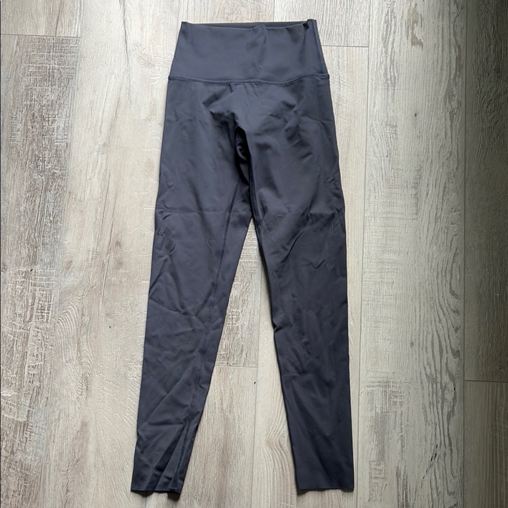 Navy blue high waisted leggings